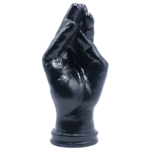 Mano nera " Ma che vuoi" in ceramica 12 cm