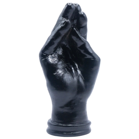 Mano nera " Ma che vuoi" in ceramica 12 cm