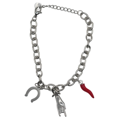 Bracciale souvenir portafortuna di Napoli