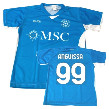 Nuova Maglia Anguissa Napoli 2024-2025 TAGLIA BAMBINO E ADULTO