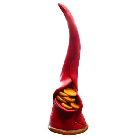 Corno della fortuna in ceramica da tavolo 20 cm