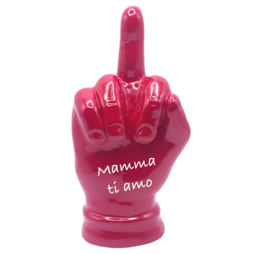 Dito medio personalizzato da 12 cm in scatola regalo