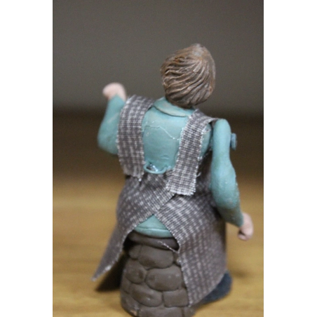 Figura snodabile per creare movimento | pastori per creare movimento, statuetta presepe, 