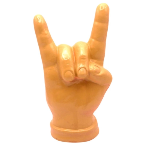 Corna mano beige in ceramica 12 cm