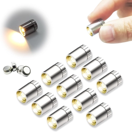 Mini luce bianco caldo a pila per Presepe