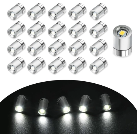 Mini luce bianco ghiaccio a pila per Presepe