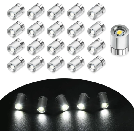 Mini luce bianco ghiaccio a pila per Presepe