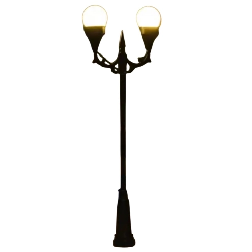 Lampioncino a 2 luci con luce LED 12v