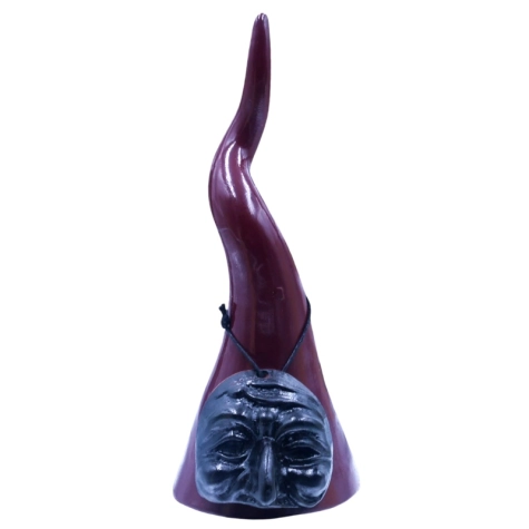 Pulcicorno amaranto in ceramica da 15 a 25 cm