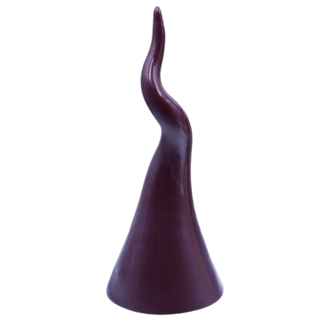 Corno in ceramica da tavolo amaranto 15 o 20 cm