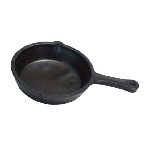 Pentola nera in plastica per pastori da 7 a 12 cm