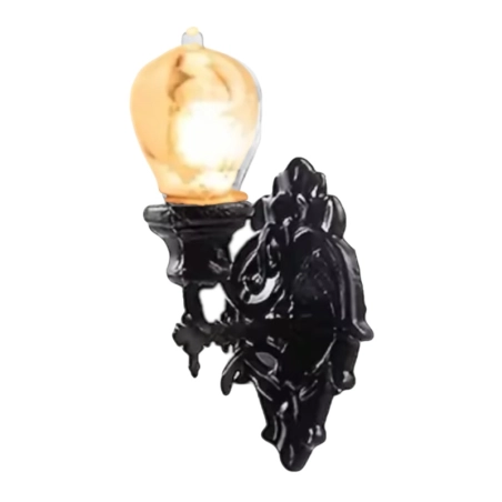 Lampioncino a muro 2,5 cm con luce 12v