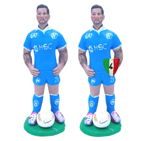 Statuetta Politano Napoli in terracotta 17 cm