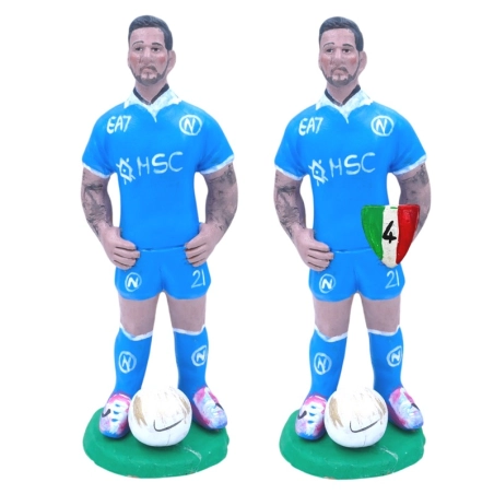 Statuetta Politano Napoli in terracotta 17 cm