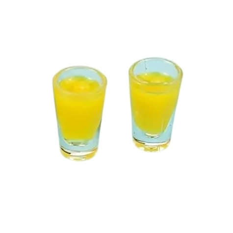 Set da 2 Bicchieri spremuta di arancia per pastori da 7 a 12 cm
