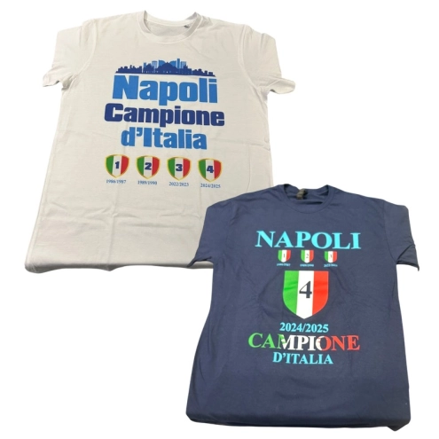 Maglia Napoli Campione 4 Scudetto - VARI COLORI