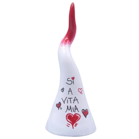 Corno dell'Amore in ceramica da 20 cm