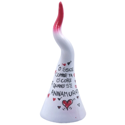 Corno dell'Amore in ceramica da 20 cm