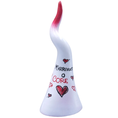 Corno dell'Amore in ceramica da 20 cm