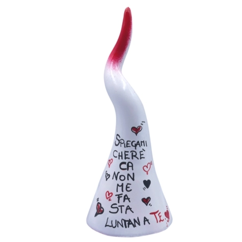 Corno dell'Amore in ceramica da 20 cm