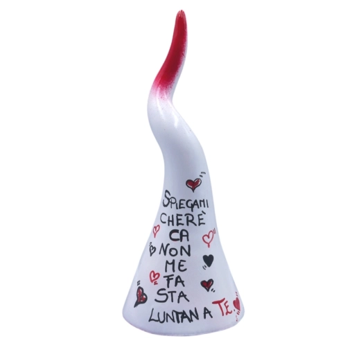 Corno dell'Amore in ceramica da 20 cm