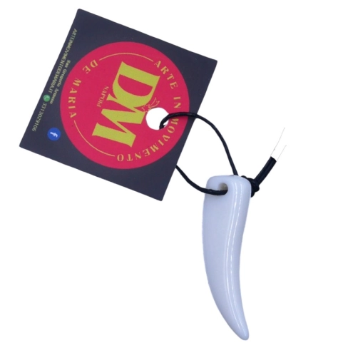Corno bianco stile corallo 4 cm