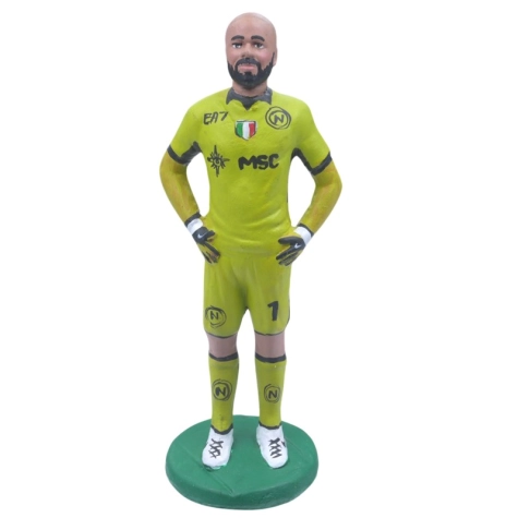 Statuetta Milinkovic Savic Napoli in terracotta 17 cm