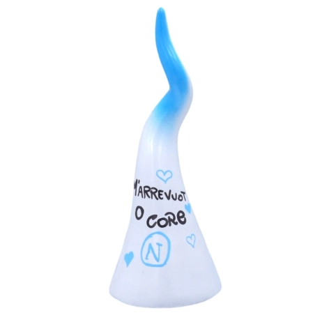 Corno del Napoli in ceramica 20 cm | Cornetto bomboniera