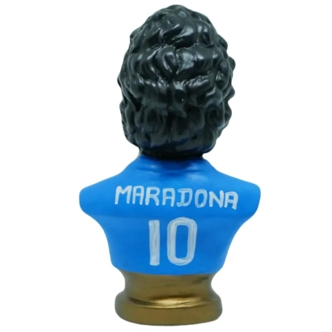 Busto di Maradona in ceramica 12 cm 2