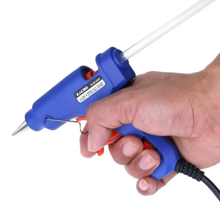 Pistola per colla a caldo con 2 stick di colla