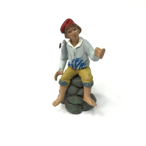 Pescatore 10 cm con braccio in movimento