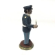 Poliziotto con paletta in terracotta 17 cm