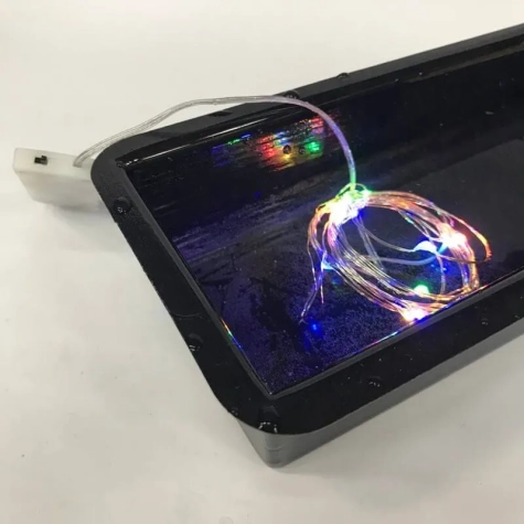 20 Luci Led multicolori a fibra ottica con intermittenza e subacquee 2