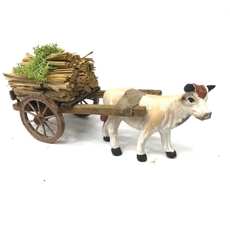 Mucca che trasporta fascine 10 cm