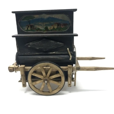 Pianino antico artigianale per pastori da 15 cm