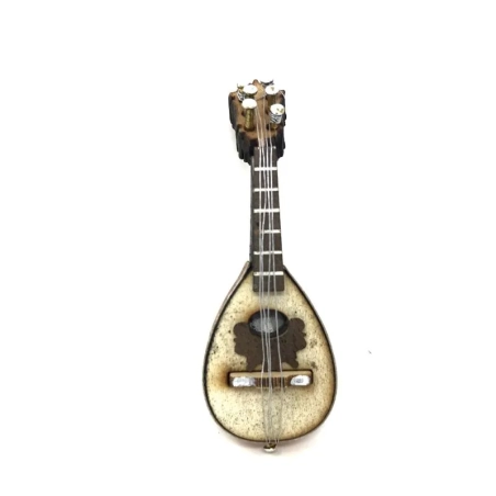 Mandolino artigianale presepe altezza 7 cm