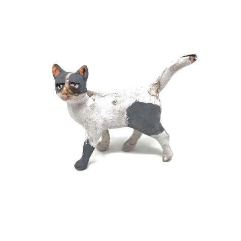 Gattino del presepe in terracotta 10 cm