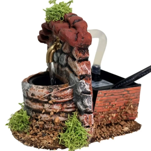 Fontana in terracotta 10 cm