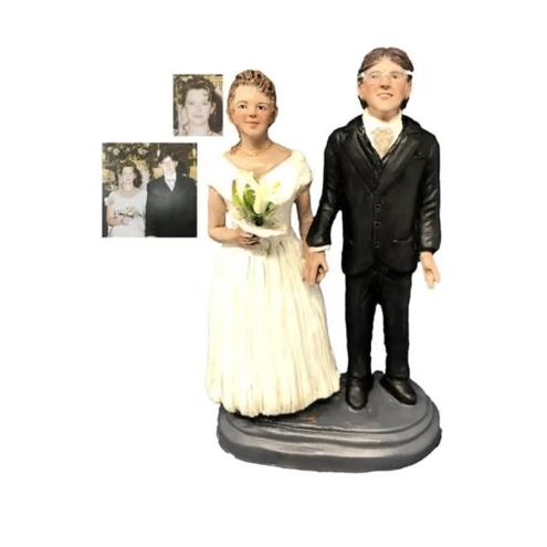 Statuina degli sposi cake topper