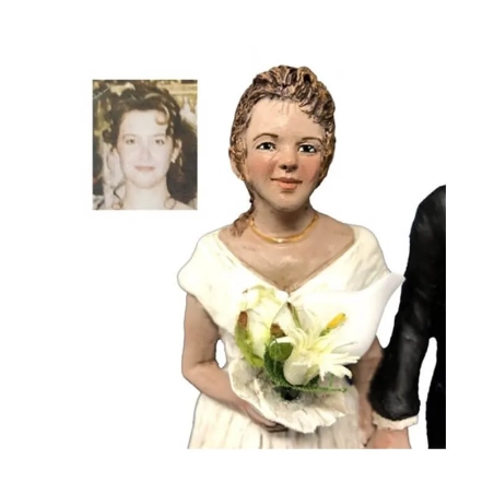 Statuina degli sposi cake topper