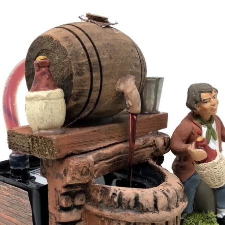 Ubriacone in cantina con Vinaio da 12 cm