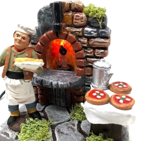 Forno pizza con pastore da 10 cm 2