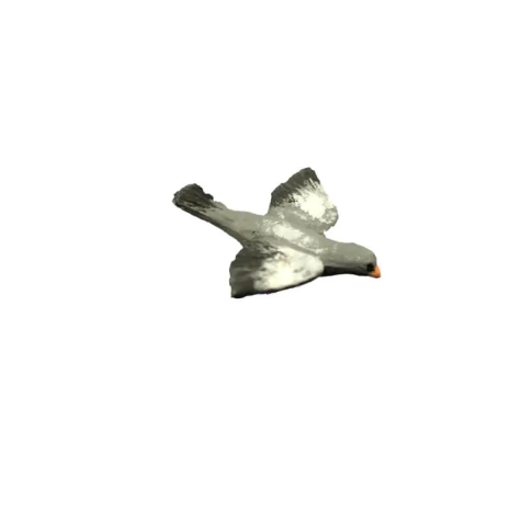 Piccione in volo in terracotta per pastori da 7 a 12 cm