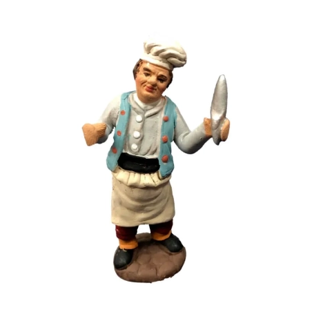 Macellaio in terracotta 10 cm