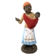 Donna di colore in terracotta 10 cm
