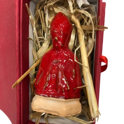 Busto San Gennaro in scatola regalo 6 cm