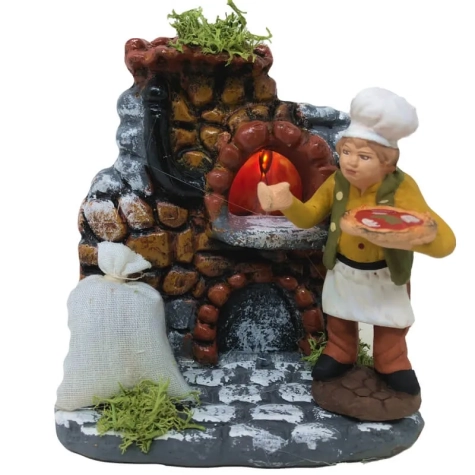 Forno in terracotta con pastore da 7 cm
