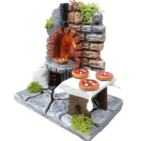 Forno pizza in terracotta per pastori da 10 cm 2