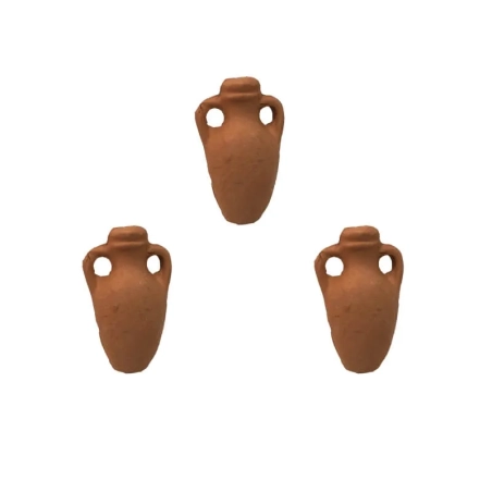 Set da 3 Anfore acqua in terracotta 1.5 cm