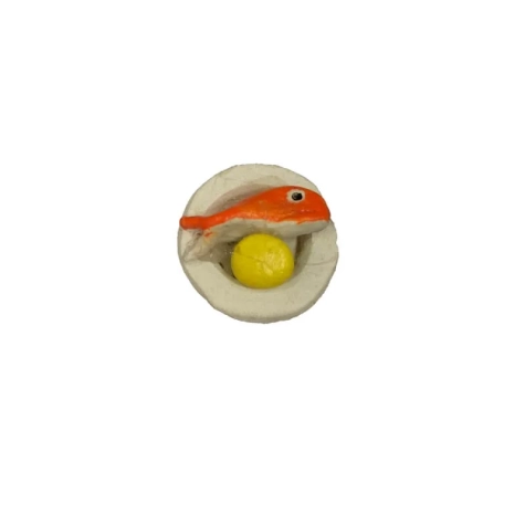 Piatto con pesce per pastori da 7 a 10 cm